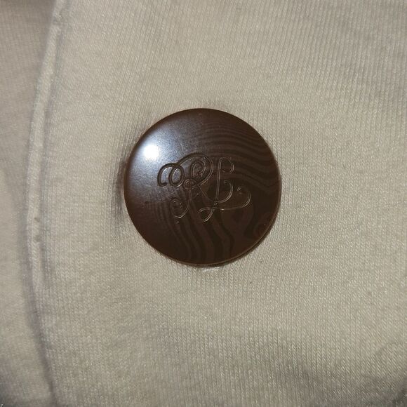 Ralph Lauren Women's Cream Suede Shoulder Military Button-down Blazer Si… - Picture 5 of 7